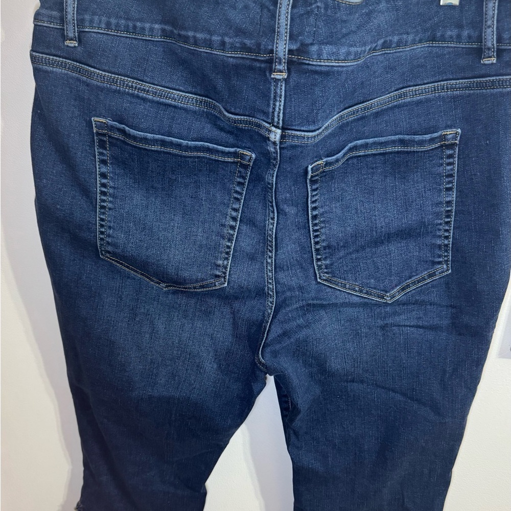 Lane Bryant Dark Blue Denim Jeans - Picture 2 of 3